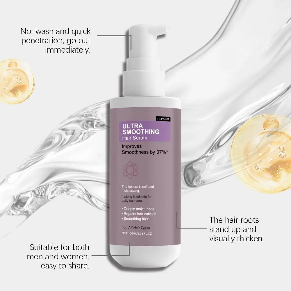 100ml Repairs Hair Cuticle Essence For All Hair Types Daily Care Improve Smoothness Soft Ultra Moisturizing Smoothing Hair Serum